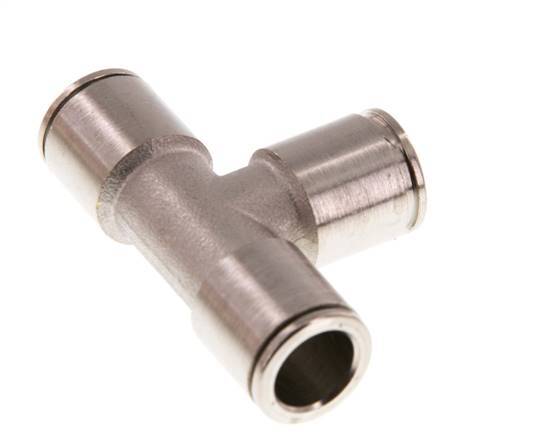 10mm Tee Push-in Fitting Brass FKM