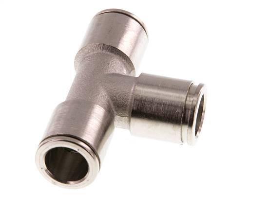 10mm Tee Push-in Fitting Brass FKM