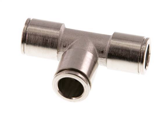 10mm Tee Push-in Fitting Brass FKM