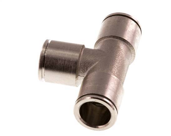 12mm Tee Push-in Fitting Brass FKM