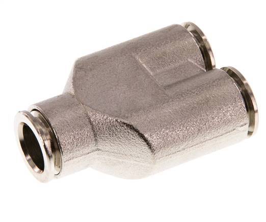 10mm Y Push-in Fitting Brass NBR