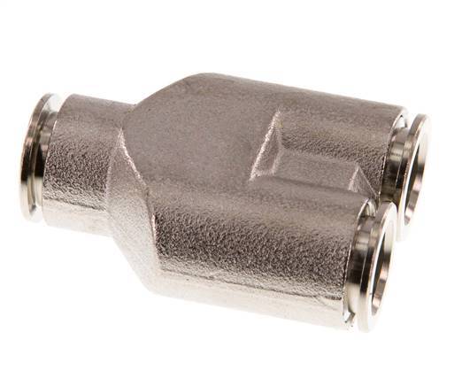 10mm Y Push-in Fitting Brass NBR