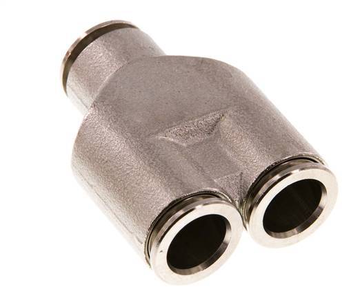 10mm Y Push-in Fitting Brass NBR