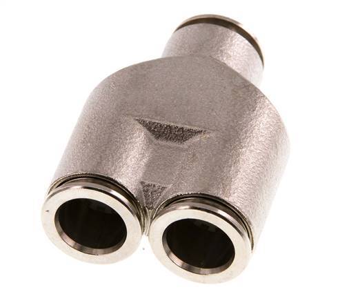 10mm Y Push-in Fitting Brass NBR