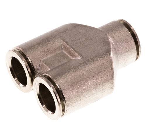 12mm Y Push-in Fitting Brass NBR