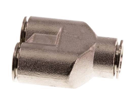 12mm Y Push-in Fitting Brass NBR