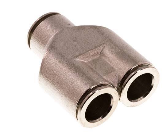 12mm Y Push-in Fitting Brass NBR