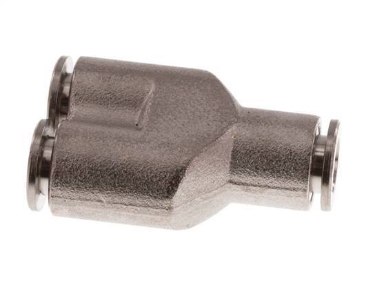 6mm Y Push-in Fitting Brass FKM