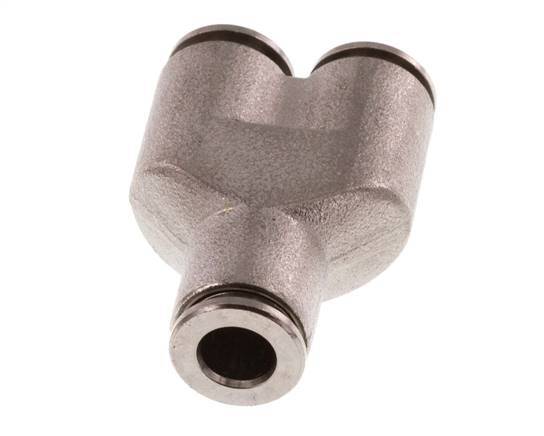 6mm Y Push-in Fitting Brass FKM