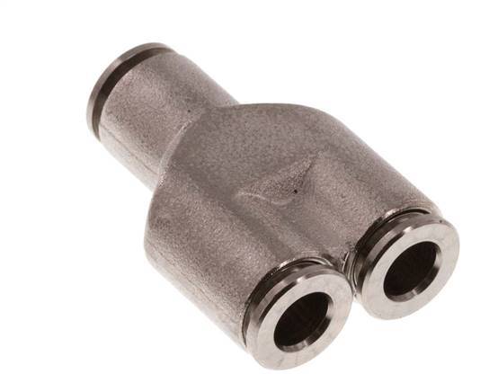 6mm Y Push-in Fitting Brass FKM