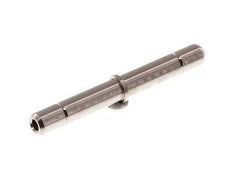 4mm Plug-in Connector Brass FKM [10 Pieces]