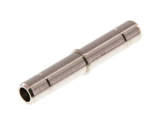 6mm Plug-in Connector Brass FKM [10 Pieces]