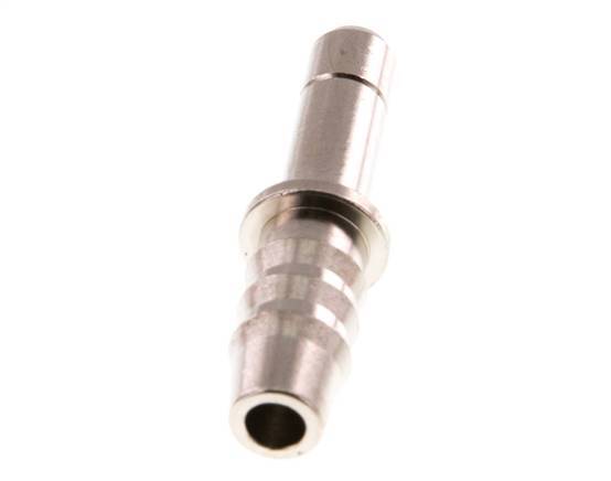 6mm x 6mm Plug-in Fitting with Hose Pillar Brass FKM [2 Pieces]