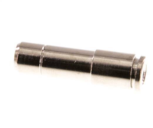 4mm x 8mm Push-in Fitting with Plug-in Brass NBR [5 Pieces]