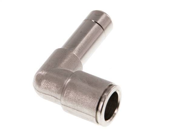 10mm x 10mm 90deg Elbow Push-in Fitting with Plug-in Brass NBR