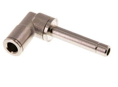 6mm x 6mm 90deg Elbow Push-in Fitting with Plug-in Brass NBR Long Sleeve
