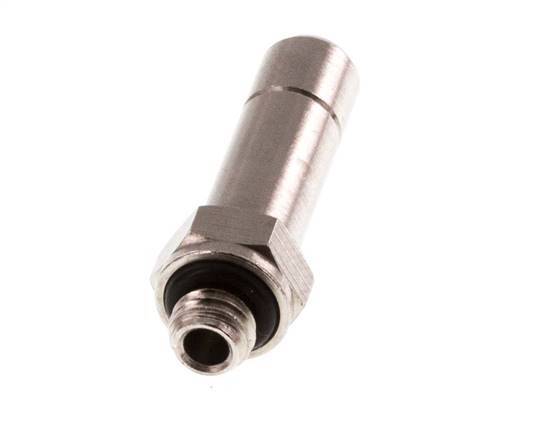 6mm x M 5 Plug-in Fitting with Male Threads Brass NBR [5 Pieces]