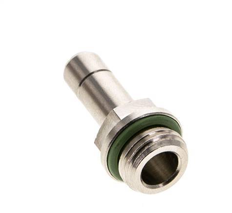 8mm x G1/4'' Plug-in Fitting with Male Threads Brass FKM [5 Pieces]