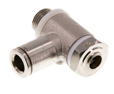 Flow Control Valve Meter-In Elbow 6 mm - G1/8'' Brass Slotted Screw Banjo