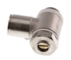 Flow Control Valve Meter-In Elbow 10 mm - G1/4'' Brass Slotted Screw Banjo