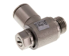 Flow Control Valve Meter-In Elbow 10 mm - G1/4'' Brass Slotted Screw