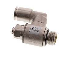 Flow Control Valve Meter-Out Rotatable 8 mm - G1/4'' Brass Slotted Screw