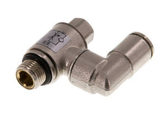 Flow Control Valve Meter-In Rotatable 6 mm - G1/8'' Brass Slotted Screw