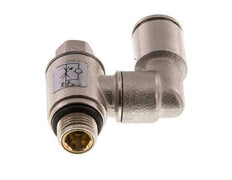 Flow Control Valve Meter-In Rotatable 8 mm - G1/8'' Brass Slotted Screw