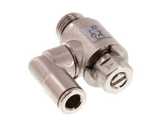Flow Control Valve Meter-In Rotatable 6 mm - G1/4'' Brass Slotted Screw