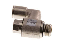Flow Control Valve Meter-In Rotatable 8 mm - G1/4'' Brass Slotted Screw