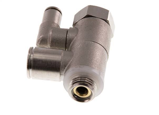 Pilot Operated Check Valve 10mm & G1/4'' Male Elbow Brass 0.5-10bar (7-145psi)