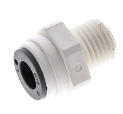 5/16'' x 1/4'' NPT Push-in Fitting with Male Threads POM EPDM [5 Pieces]