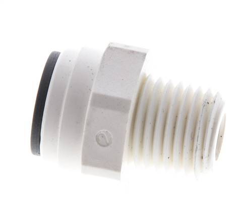 5/16'' x 1/4'' NPT Push-in Fitting with Male Threads POM EPDM [5 Pieces]