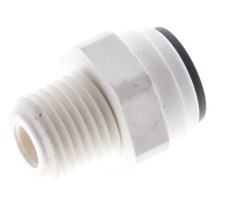 5/16'' x 1/4'' NPT Push-in Fitting with Male Threads POM EPDM [5 Pieces]