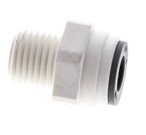 5/16'' x 1/4'' NPT Push-in Fitting with Male Threads POM EPDM [5 Pieces]
