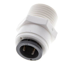 1/2'' x 1/2'' NPT Push-in Fitting with Male Threads POM EPDM [5 Pieces]