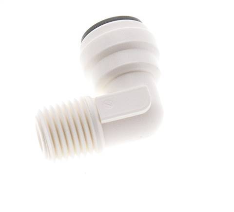 5/16'' x 1/4'' NPT 90deg Elbow Push-in Fitting with Male Threads POM EPDM [5 Pieces]