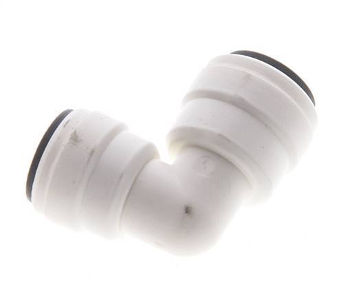 3/16'' x 1/4'' 90deg Elbow Push-in Fitting POM EPDM [5 Pieces]