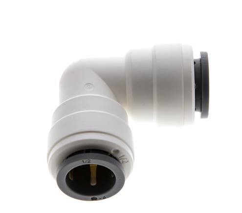 1/2'' 90deg Elbow Push-in Fitting POM EPDM [2 Pieces]