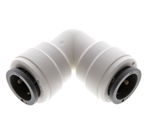 1/2'' 90deg Elbow Push-in Fitting POM EPDM [2 Pieces]
