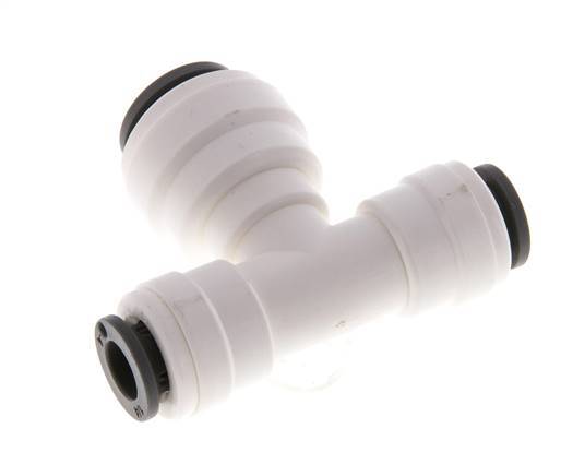 1/4'' x 3/8'' Tee Push-in Fitting POM EPDM FDA [2 Pieces]
