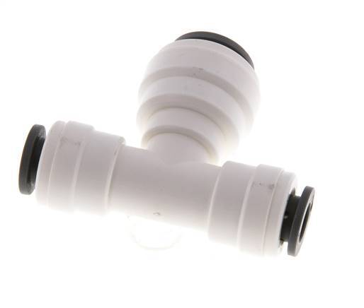 1/4'' x 3/8'' Tee Push-in Fitting POM EPDM FDA [2 Pieces]