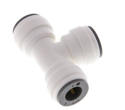 5/16'' Tee Push-in Fitting POM EPDM FDA [2 Pieces]