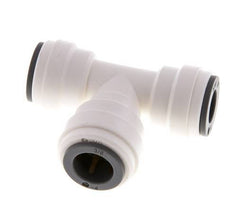 5/16'' x 3/8'' Tee Push-in Fitting POM EPDM FDA [2 Pieces]