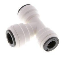 5/16'' x 3/8'' Tee Push-in Fitting POM EPDM FDA [2 Pieces]