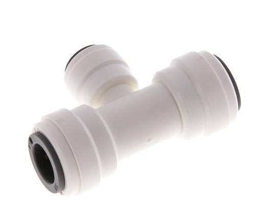 3/8'' x 1/4'' Tee Push-in Fitting POM EPDM FDA [2 Pieces]