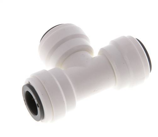 3/8'' Tee Push-in Fitting POM EPDM FDA [2 Pieces]