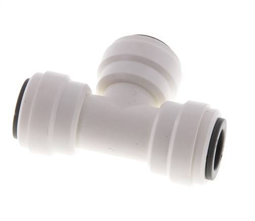 3/8'' Tee Push-in Fitting POM EPDM FDA [2 Pieces]