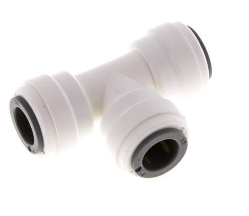 3/8'' Tee Push-in Fitting POM EPDM FDA [2 Pieces]