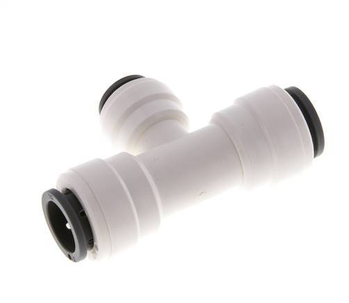 3/8'' x 1/2'' Tee Push-in Fitting POM EPDM FDA [2 Pieces]